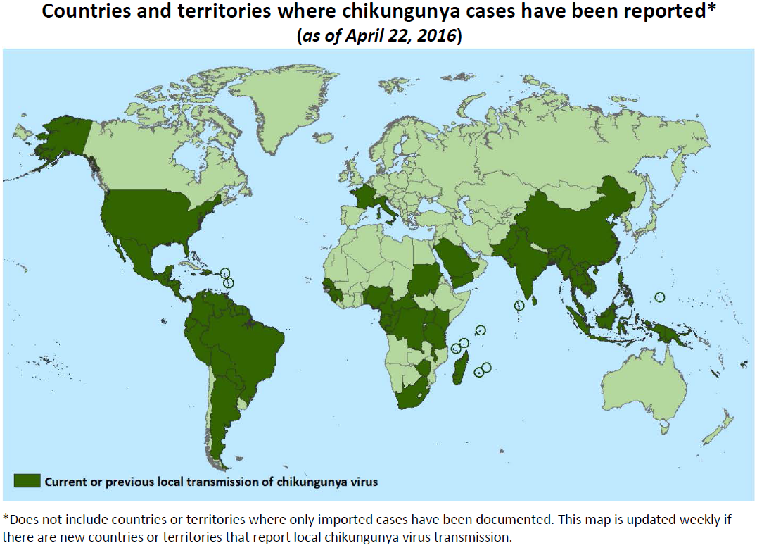 Distribution Chikungunya